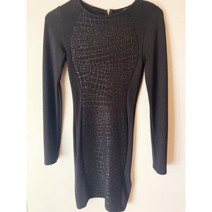 Black long sleeve dress